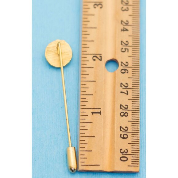 Vintage Elegant Spiral Rhinestones Stick Pin - N15 - Picture 2 of 2